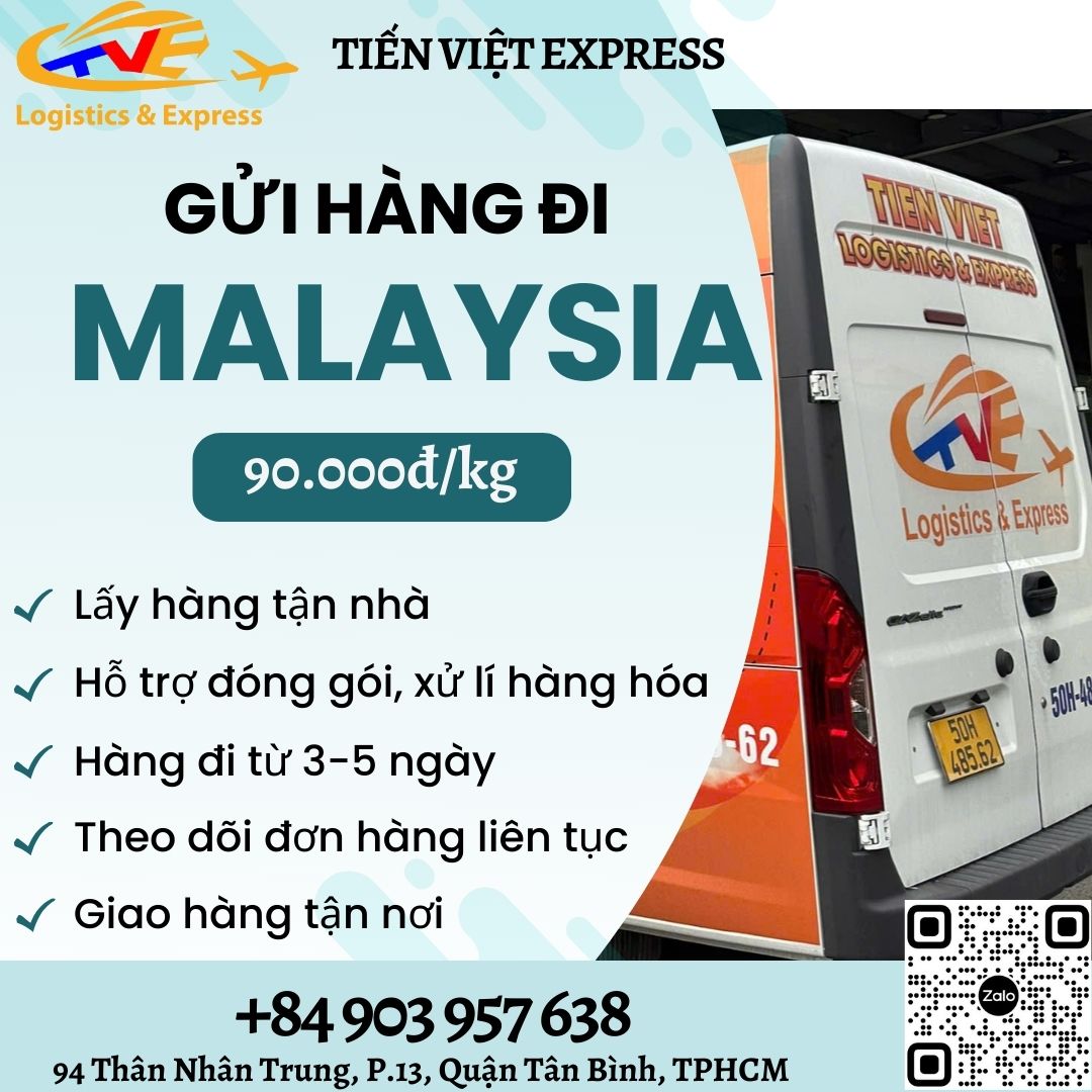 Gửi hàng đi Malaysia - Tiến Việt Express
